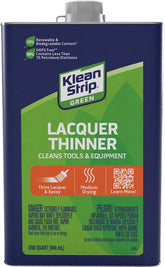 Klean Strip QKGL75009 Lacquer Thinner, Liquid, Water White, 1 qt, Can